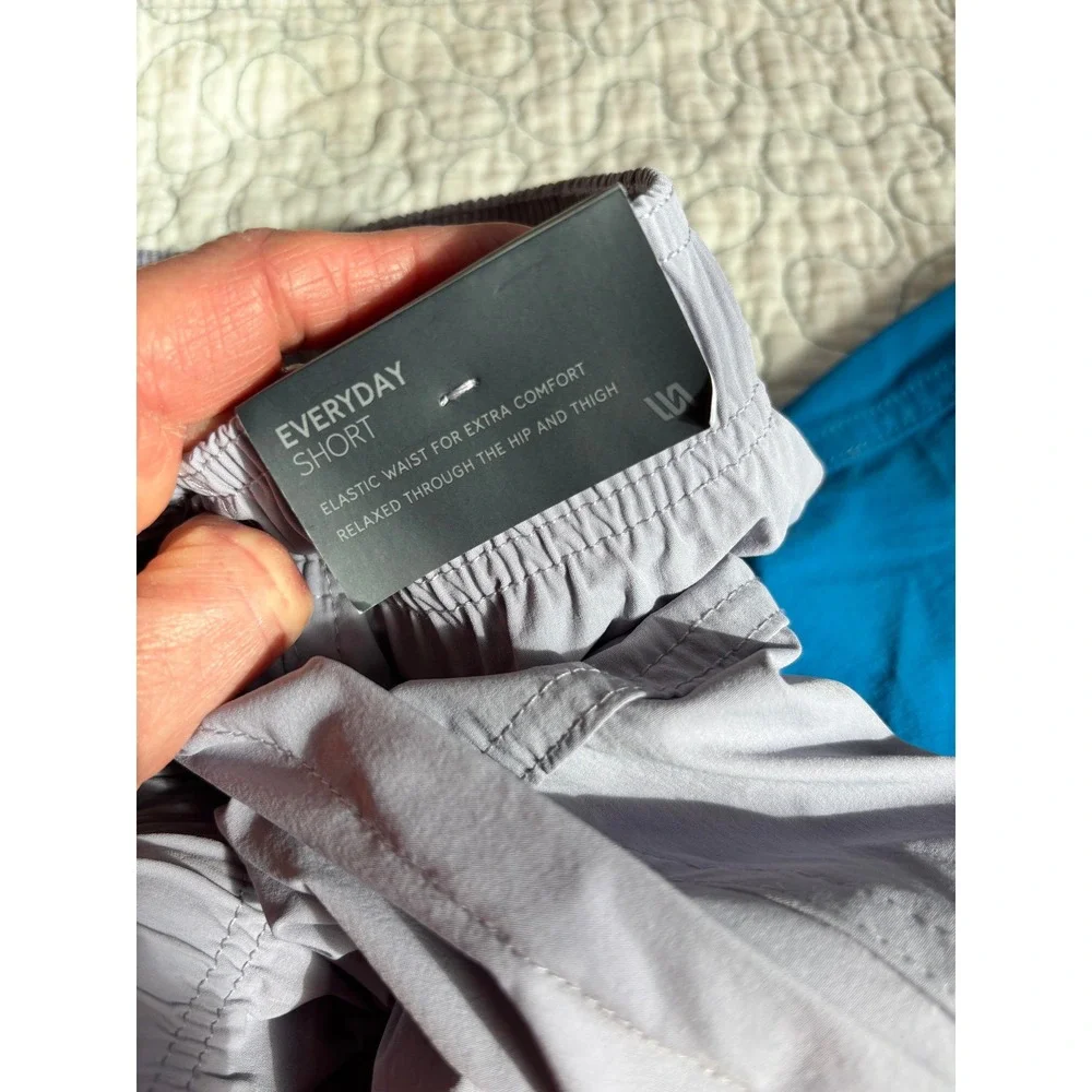 VRST Mens Everyday Short 3 Pack Bundle XL Blue Green Grey Relaxed Fit Mesh Lined - Picture 7 of 7